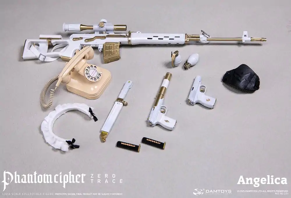 Phantom Cipher: Zero Trace Action Figure 1/6 Angelica 30 cm product photo