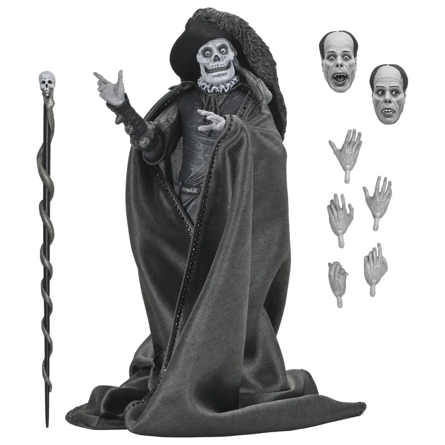 Phantom of the Opera (1925) Ultimate Action Figure Masque of the Red Death (B&W) 18 cm product photo