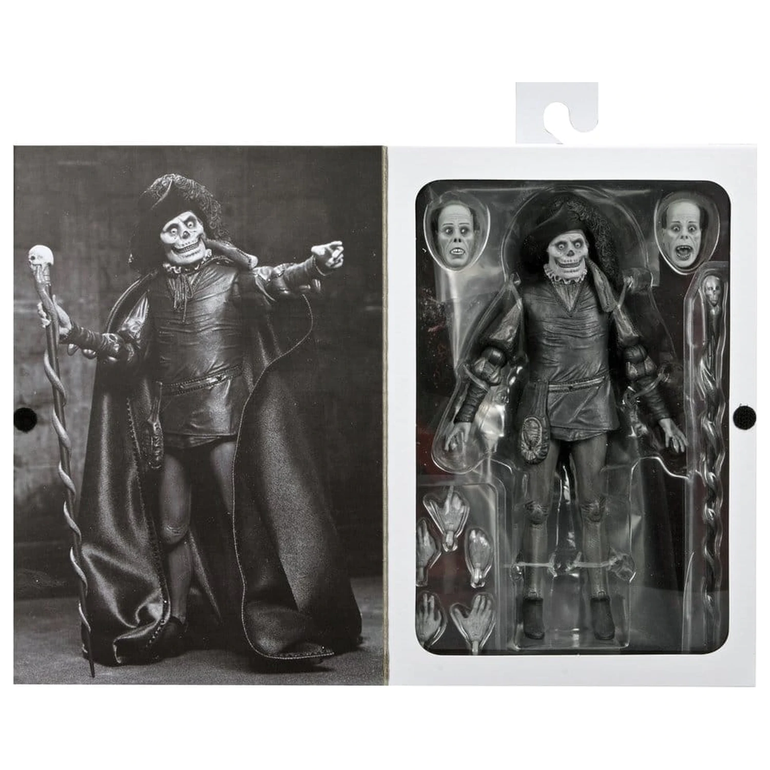 Phantom of the Opera (1925) Ultimate Action Figure Masque of the Red Death (B&W) 18 cm product photo