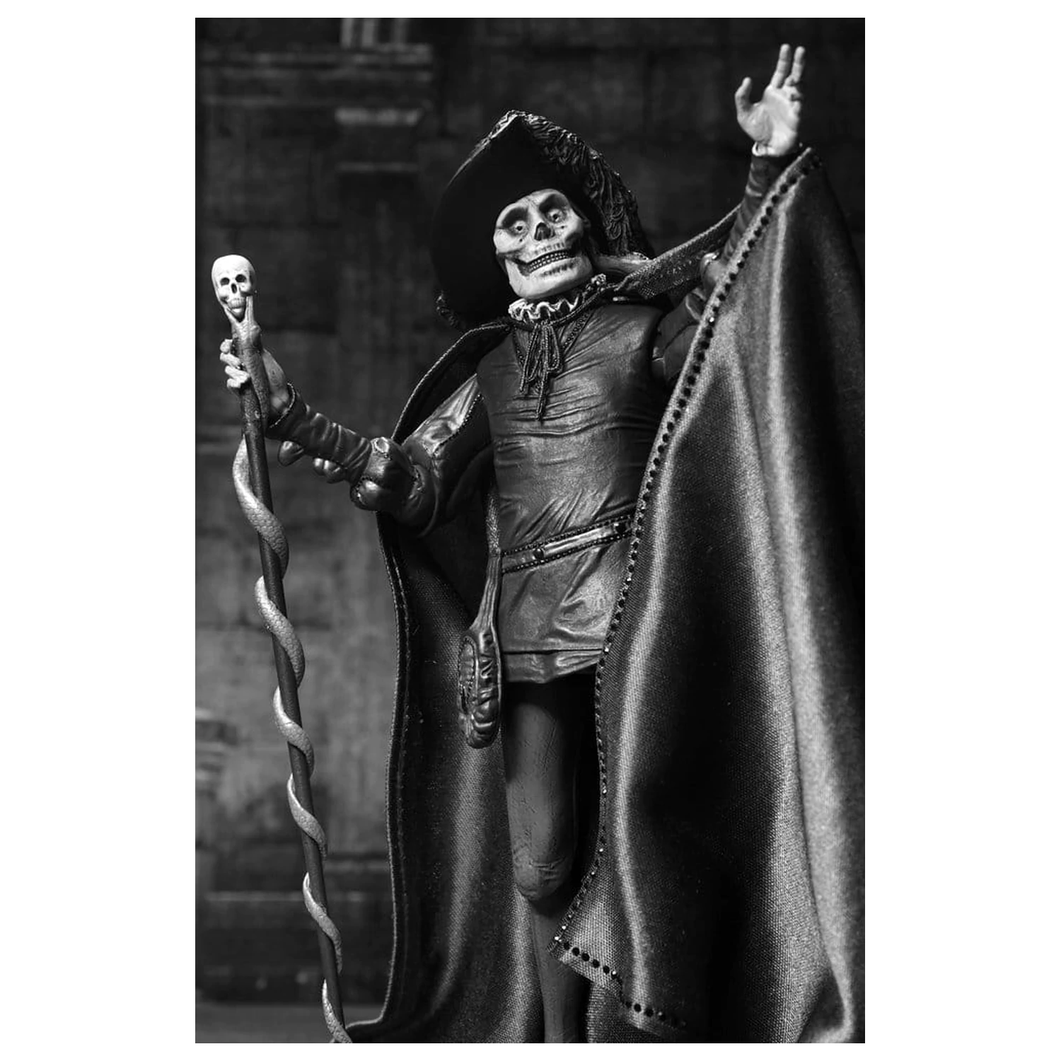 Phantom of the Opera (1925) Ultimate Action Figure Masque of the Red Death (B&W) 18 cm product photo