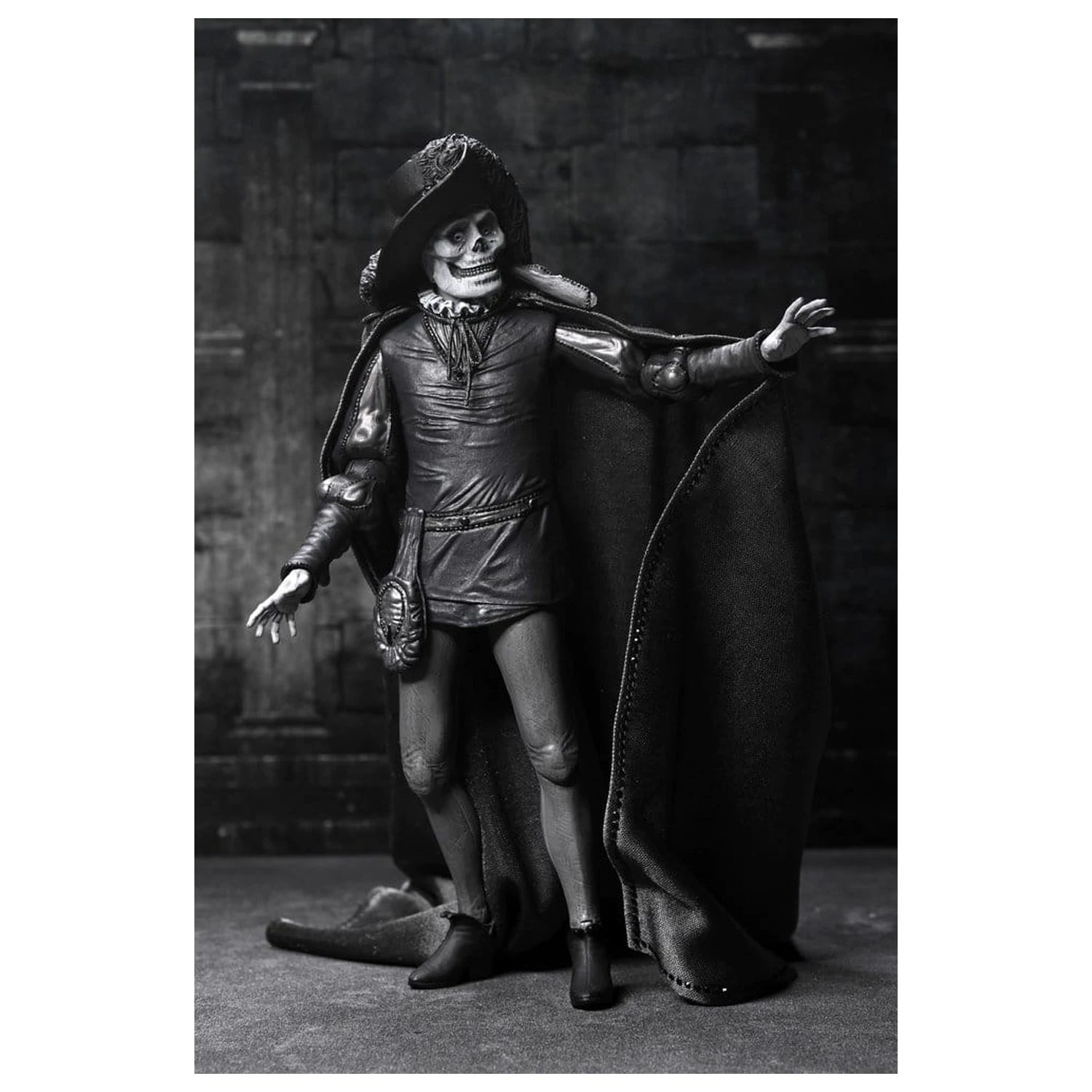 Phantom of the Opera (1925) Ultimate Action Figure Masque of the Red Death (B&W) 18 cm product photo