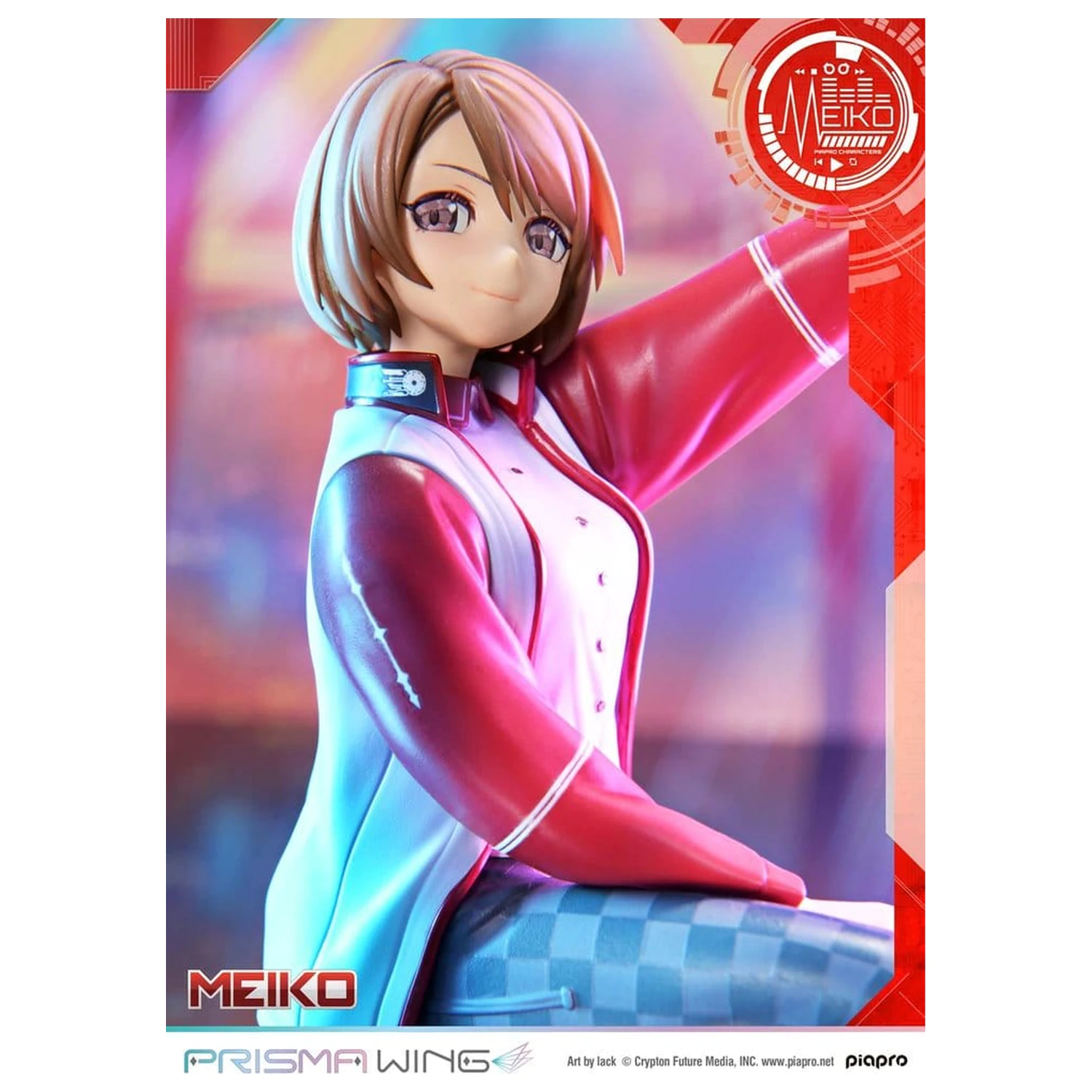 Piapro Characters Prisma Wing Statue 1/7 Meiko Illustration by lack 21 cm product photo