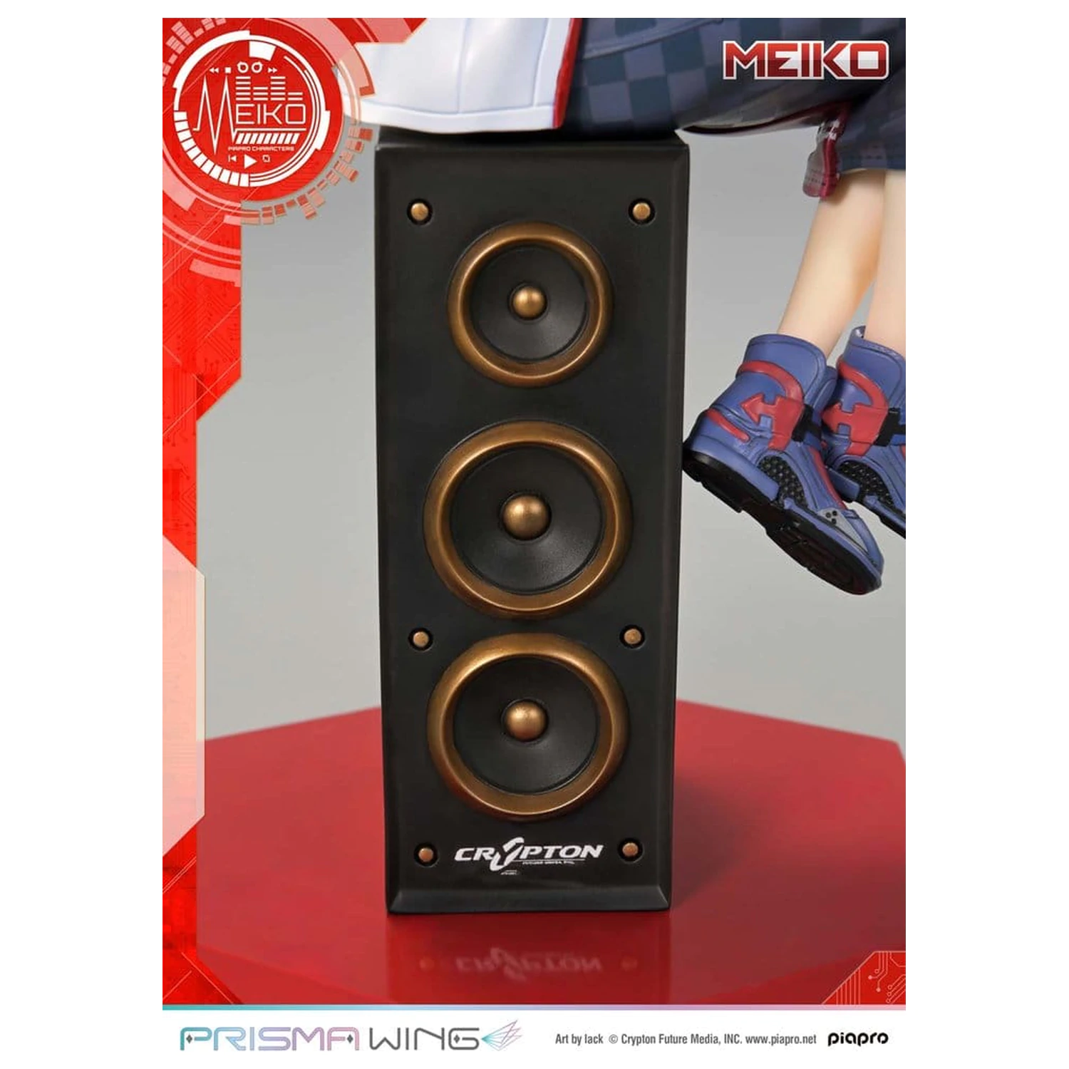 Piapro Characters Prisma Wing Statue 1/7 Meiko Illustration by lack 21 cm product photo