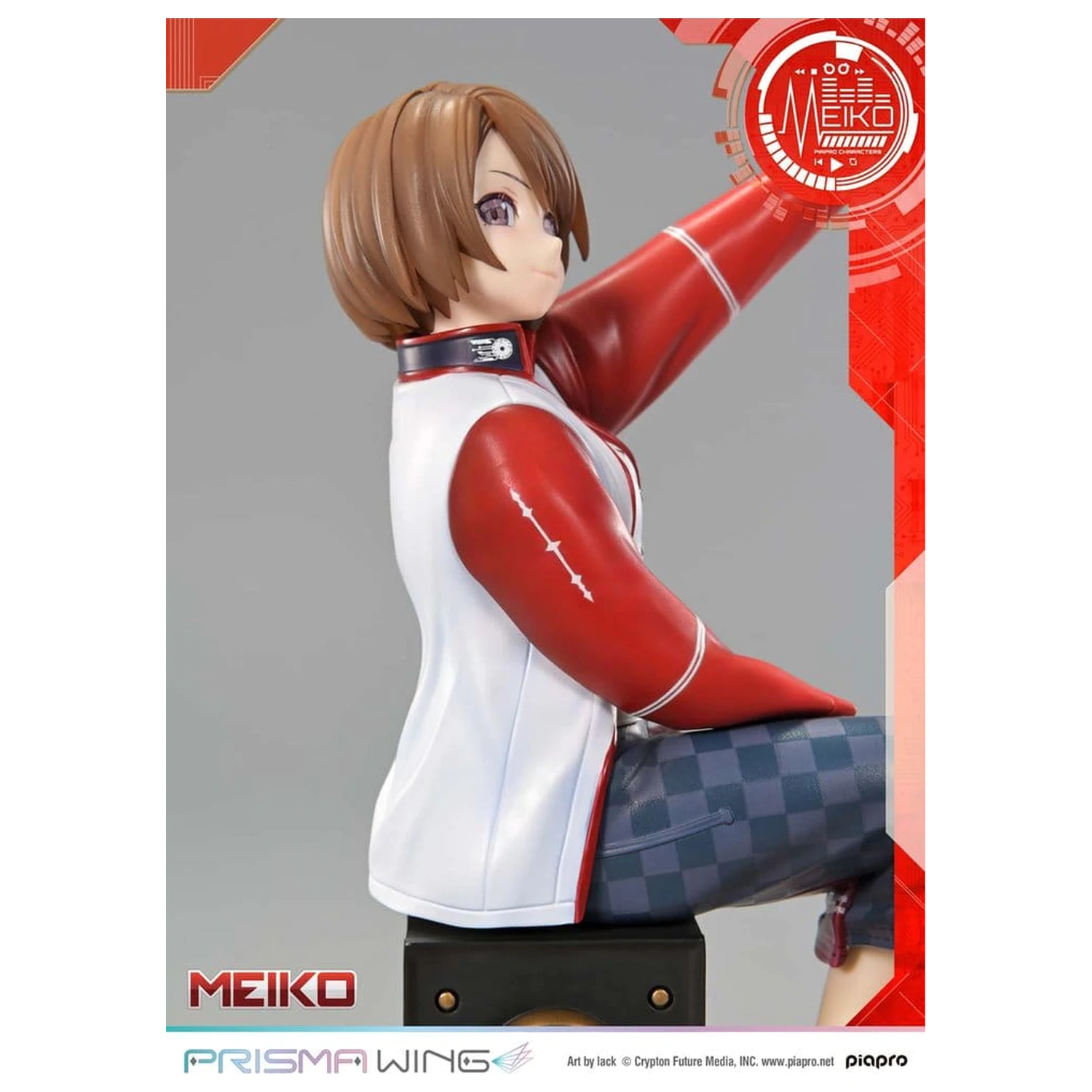Piapro Characters Prisma Wing Statue 1/7 Meiko Illustration by lack 21 cm product photo