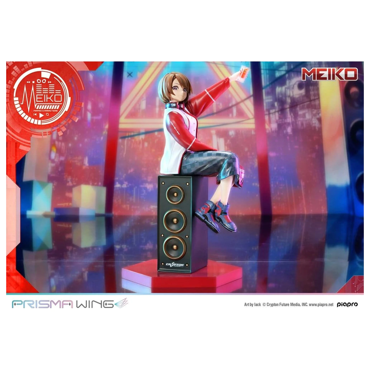 Piapro Characters Prisma Wing Statue 1/7 Meiko Illustration by lack 21 cm product photo