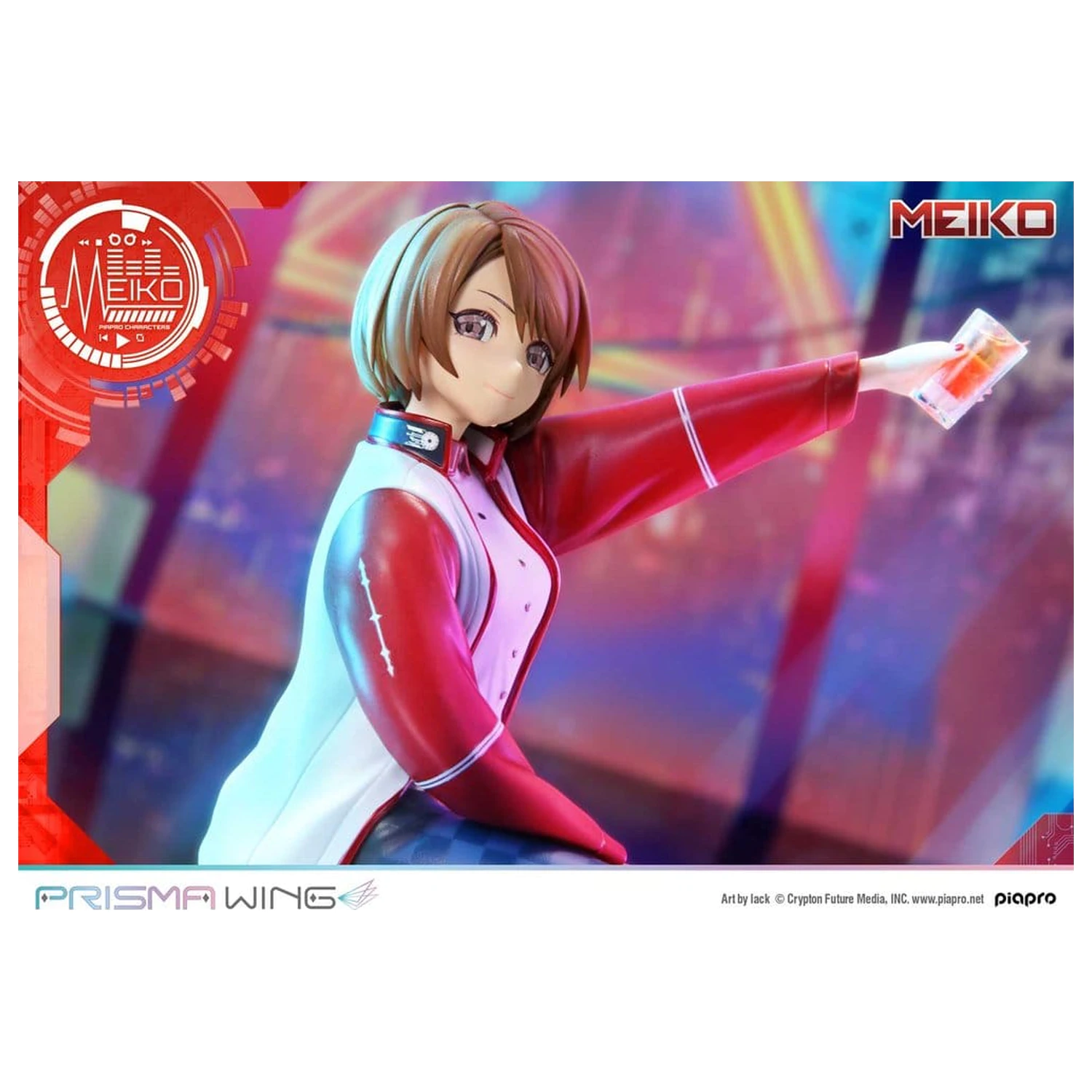 Piapro Characters Prisma Wing Statue 1/7 Meiko Illustration by lack 21 cm product photo