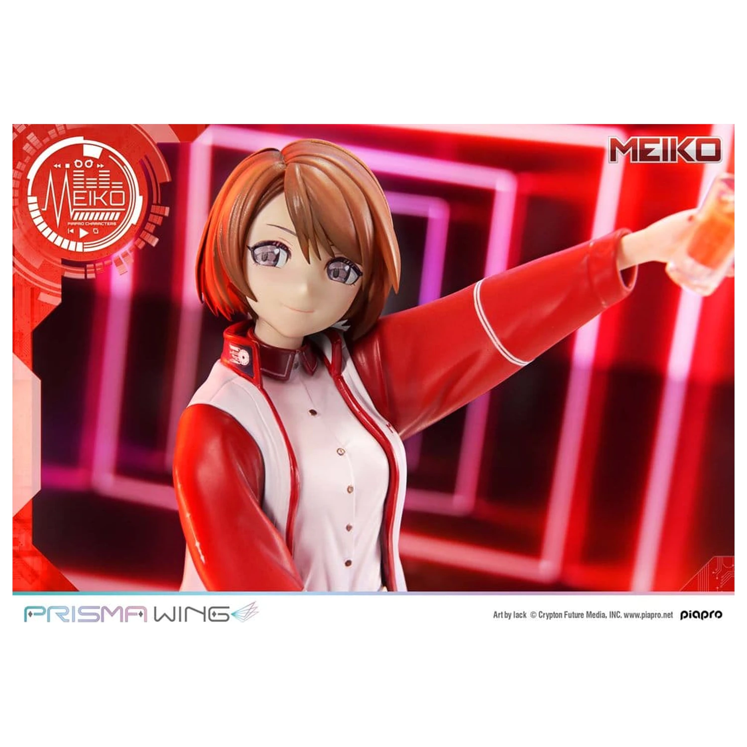 Piapro Characters Prisma Wing Statue 1/7 Meiko Illustration by lack 21 cm product photo