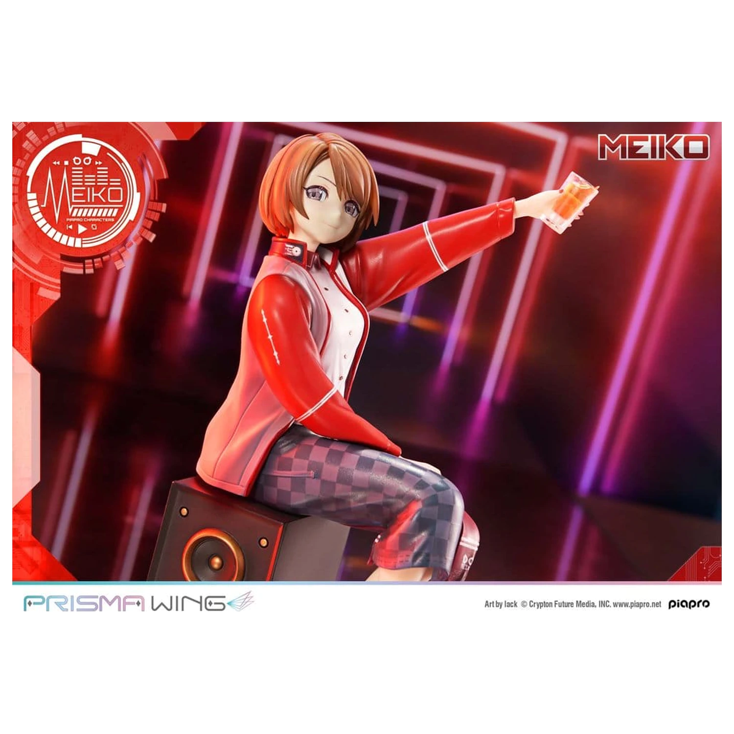 Piapro Characters Prisma Wing Statue 1/7 Meiko Illustration by lack 21 cm product photo