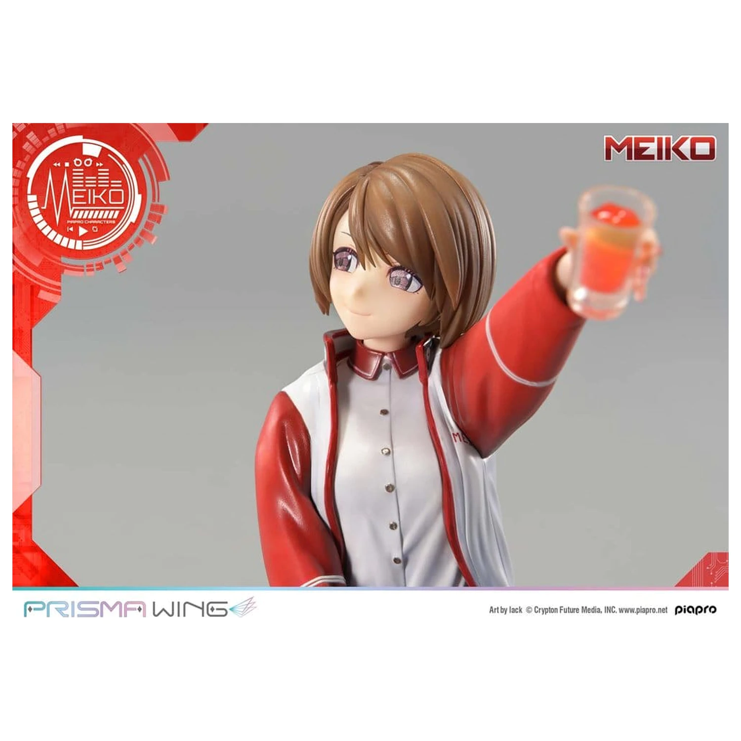 Piapro Characters Prisma Wing Statue 1/7 Meiko Illustration by lack 21 cm product photo
