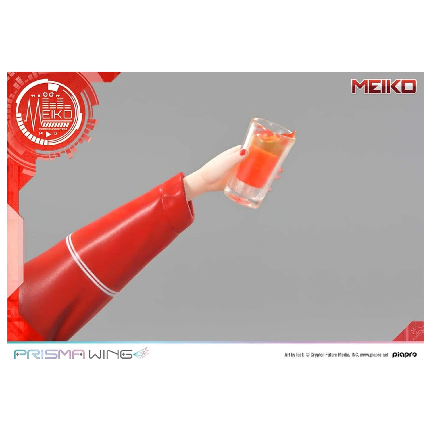 Piapro Characters Prisma Wing Statue 1/7 Meiko Illustration by lack 21 cm product photo
