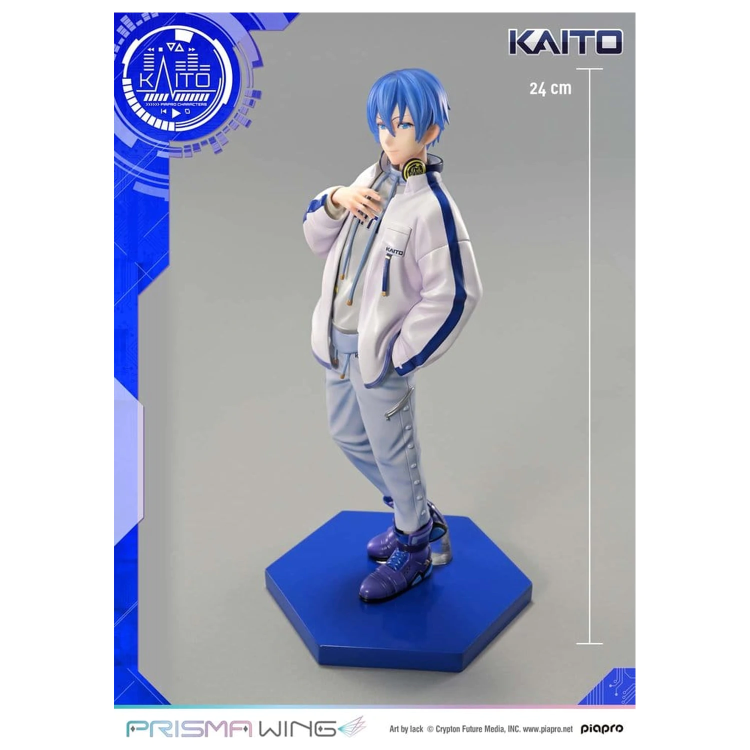 Piapro Characters Prisma Wing Figure 1/7 KAITO "Art by lack" 24 cm product photo