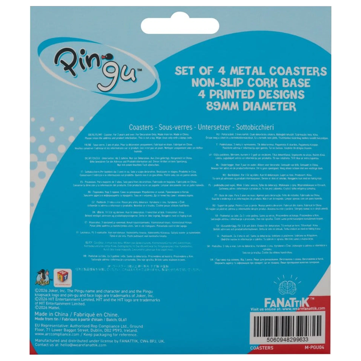 Pingu Coaster 4-Pack product photo