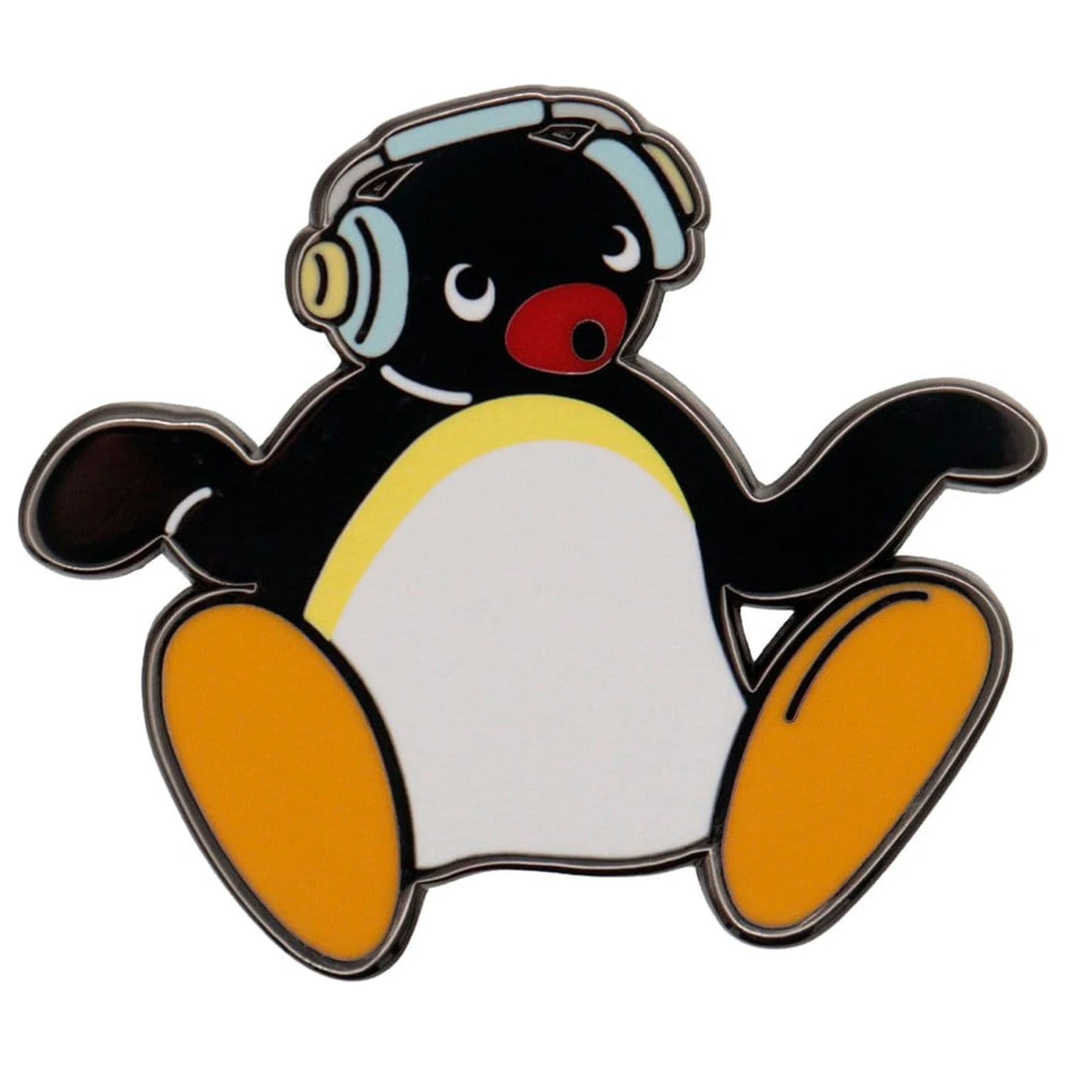 Pingu Pin Badge Headphones Limited Edition product photo
