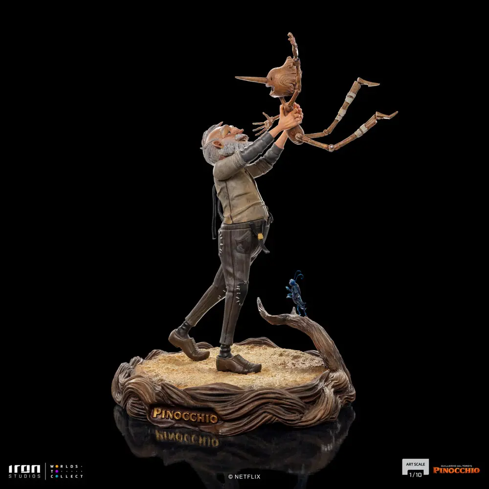 Pinocchio Art Scale Statue 1/10 Gepeto & Pinocchio 23 cm termékfotó