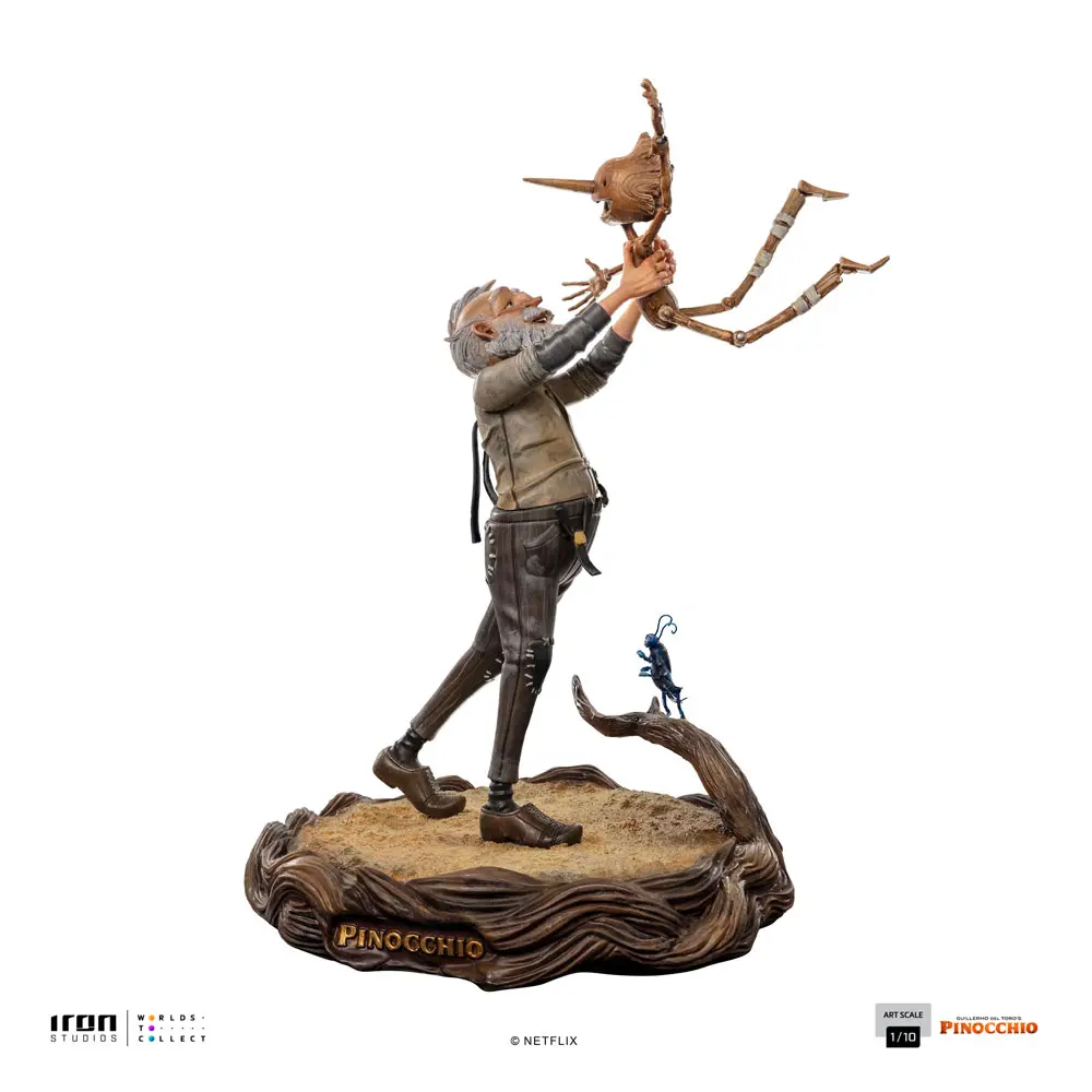 Pinocchio Art Scale Statue 1/10 Gepeto & Pinocchio 23 cm termékfotó