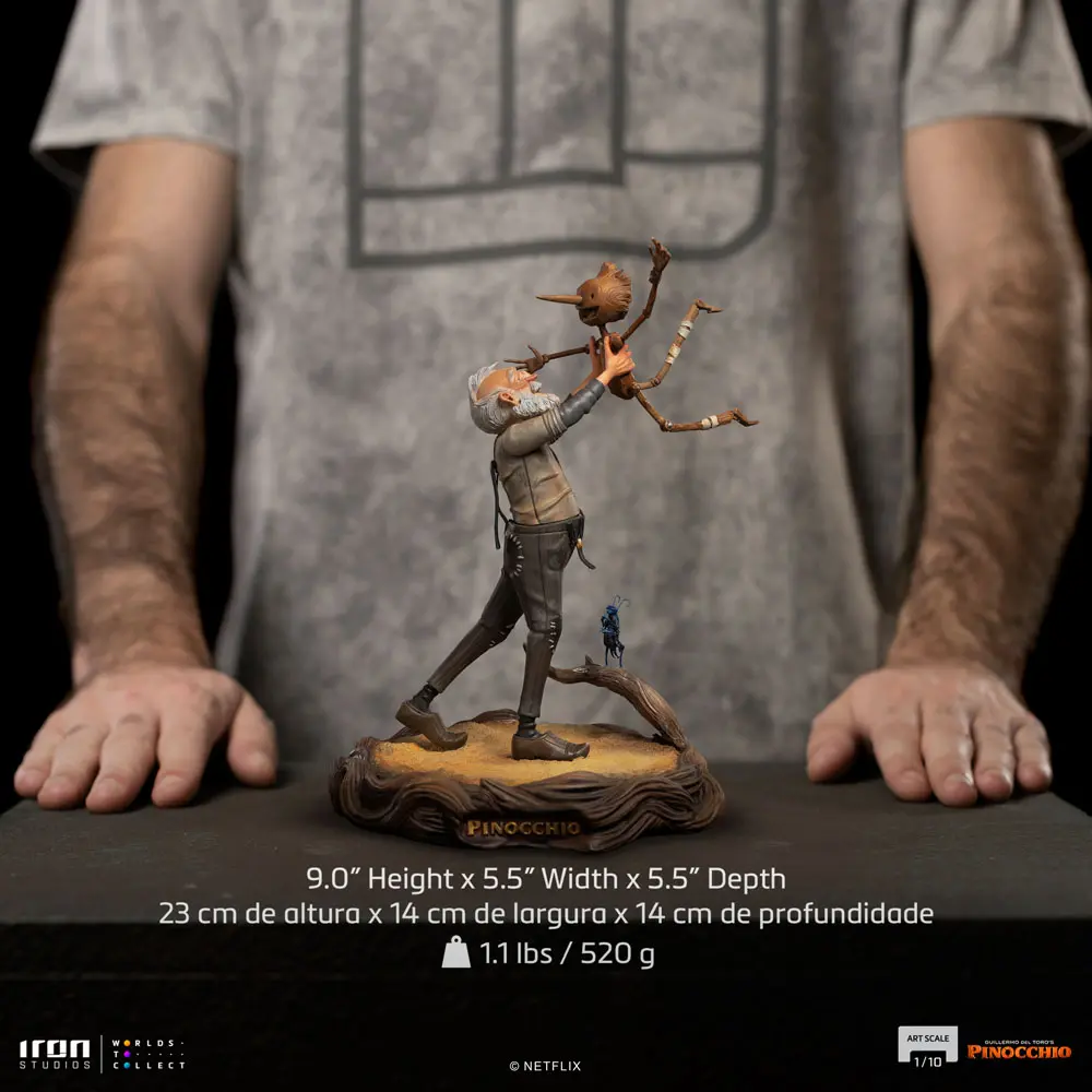 Pinocchio Art Scale Statue 1/10 Gepeto & Pinocchio 23 cm product photo