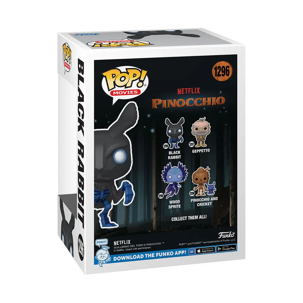 Pinocchio POP! Movies Vinyl Figure Black Rabbit 9 cm termékfotó