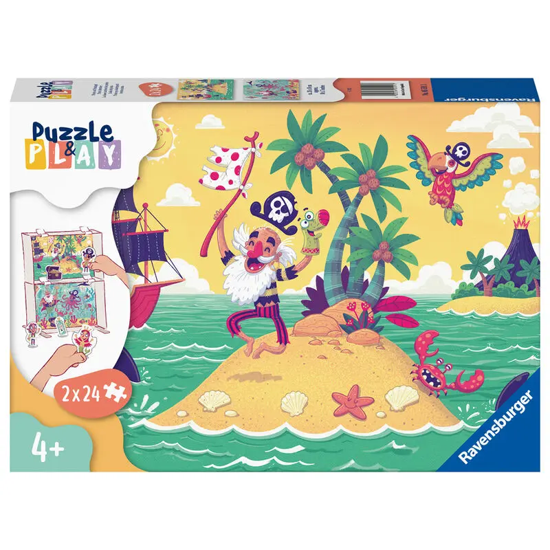 Pirate Adventure puzzle 2x24pcs product photo