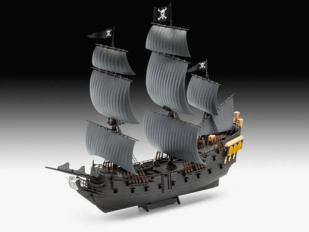 Pirates of the Caribbean Dead Men Tell No Tales Easy-Click Model Kit 1/150 Black Pearl 26 cm product photo