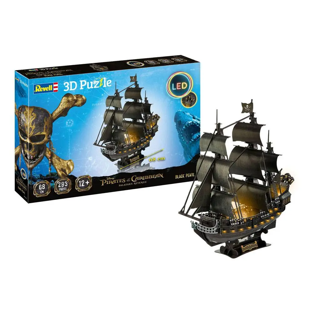 Pirates of the Caribbean: Dead Men Tell No Tales 3D Puzzle Black Pearl LED Edition product photo