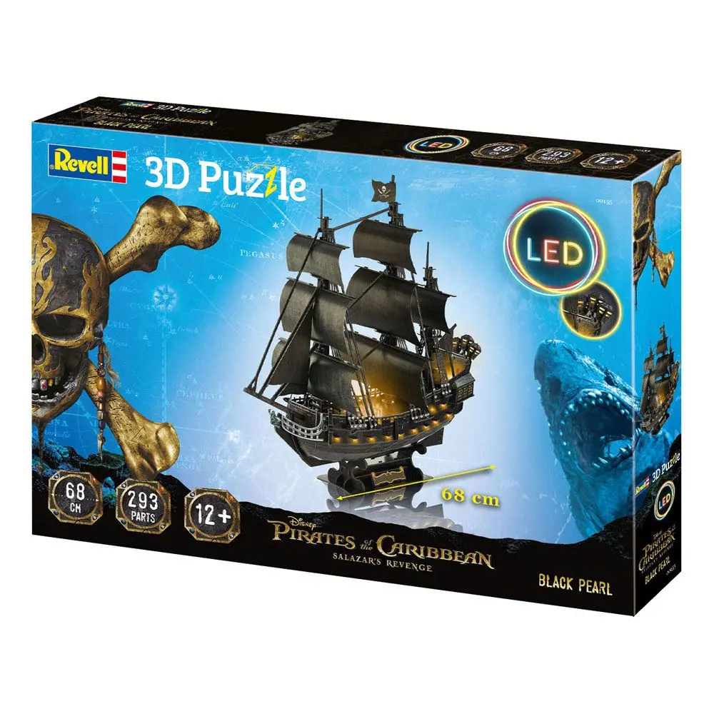 Pirates of the Caribbean: Dead Men Tell No Tales 3D Puzzle Black Pearl LED Edition product photo