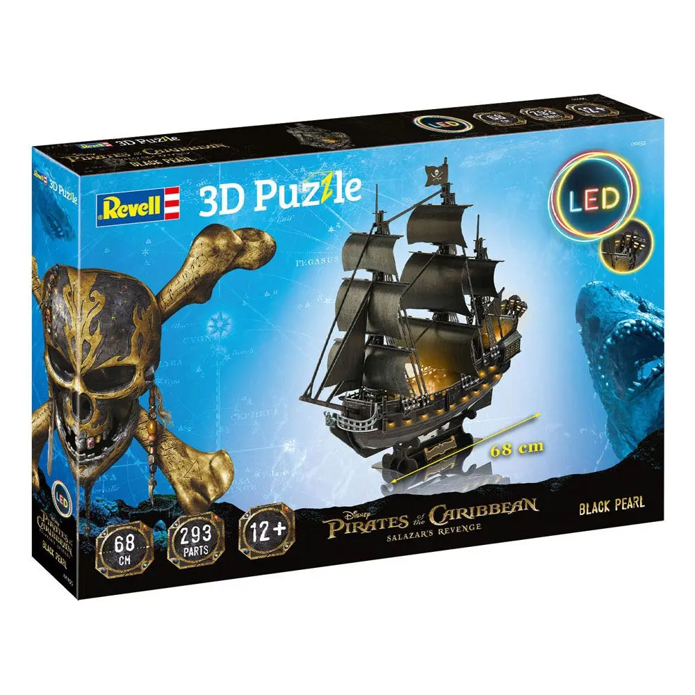 Pirates of the Caribbean: Dead Men Tell No Tales 3D Puzzle Black Pearl LED Edition termékfotó