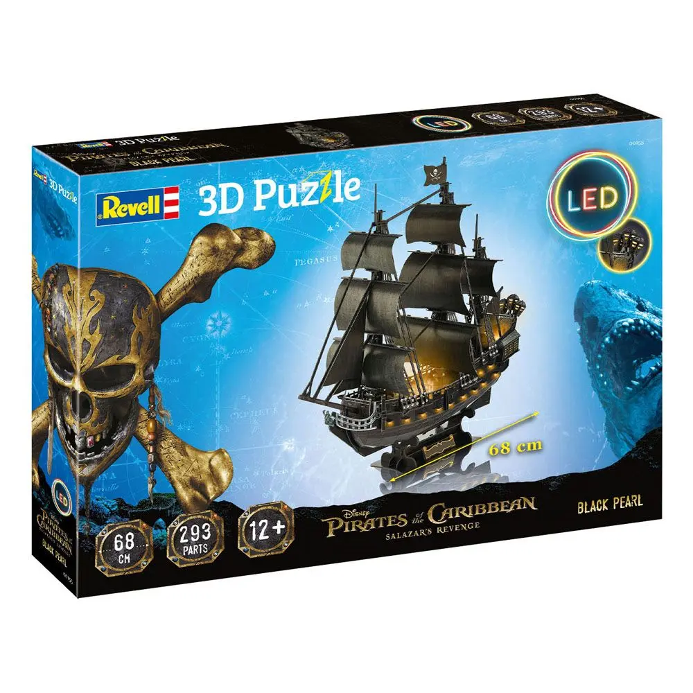 Pirates of the Caribbean: Dead Men Tell No Tales 3D Puzzle Black Pearl LED Edition product photo