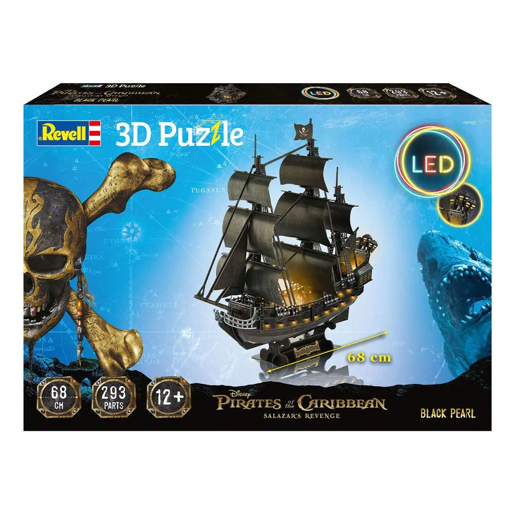 Pirates of the Caribbean: Dead Men Tell No Tales 3D Puzzle Black Pearl LED Edition product photo