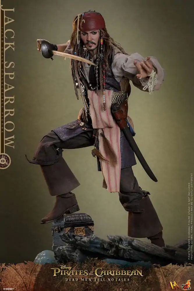 Pirates of the Caribbean: Dead Men Tell No Tales DX Action Figure 1/6 Jack Sparrow 30 cm product photo