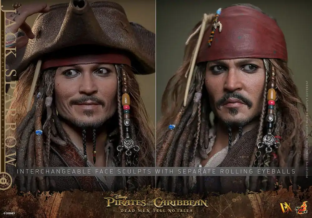 Pirates of the Caribbean: Dead Men Tell No Tales DX Action Figure 1/6 Jack Sparrow 30 cm product photo