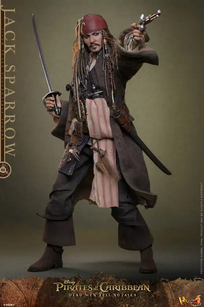 Pirates of the Caribbean: Dead Men Tell No Tales DX Action Figure 1/6 Jack Sparrow 30 cm product photo