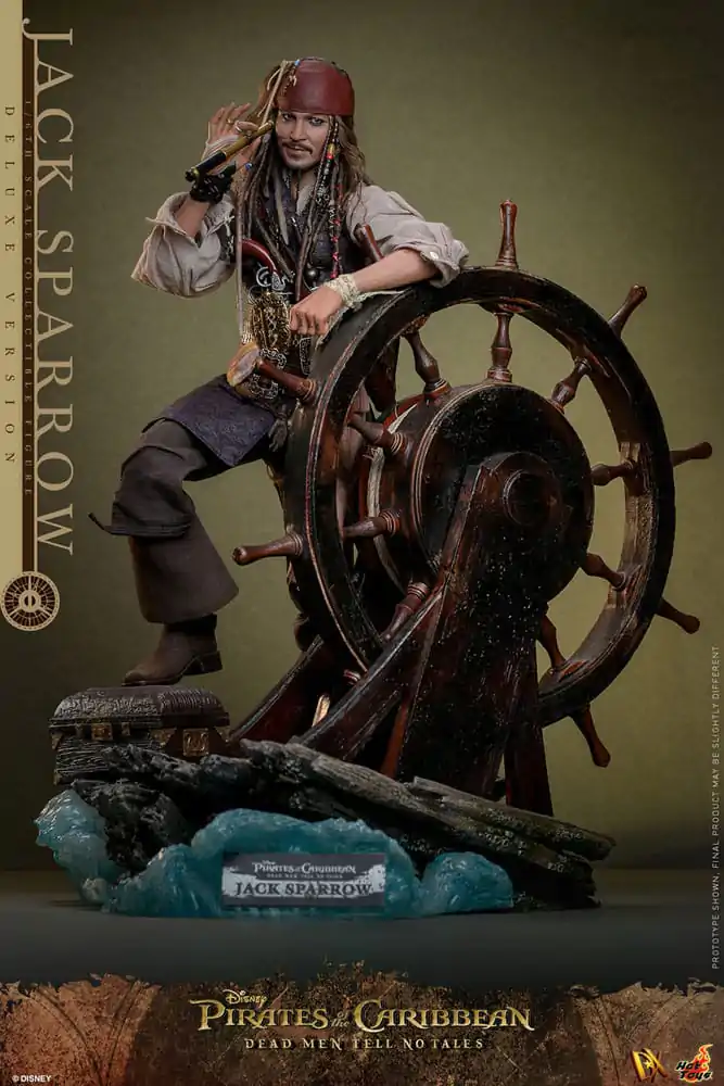 Pirates of the Caribbean: Dead Men Tell No Tales DX Action Figure 1/6 Jack Sparrow (Deluxe Version) 30 cm termékfotó