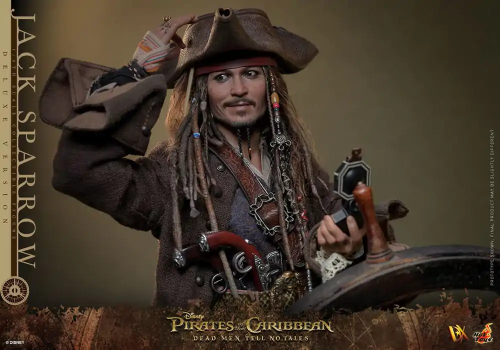 Pirates of the Caribbean: Dead Men Tell No Tales DX Action Figure 1/6 Jack Sparrow (Deluxe Version) 30 cm termékfotó