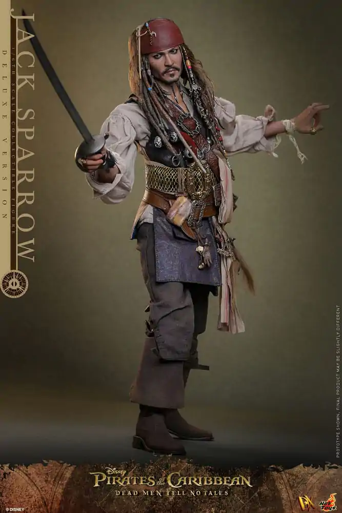 Pirates of the Caribbean: Dead Men Tell No Tales DX Action Figure 1/6 Jack Sparrow (Deluxe Version) 30 cm termékfotó