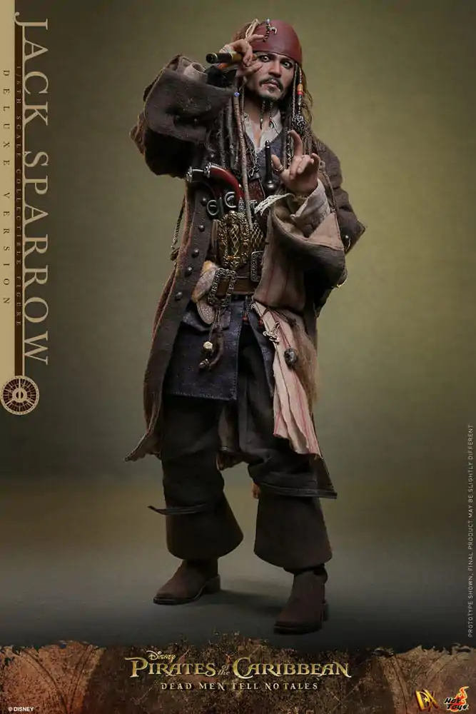 Pirates of the Caribbean: Dead Men Tell No Tales DX Action Figure 1/6 Jack Sparrow (Deluxe Version) 30 cm termékfotó