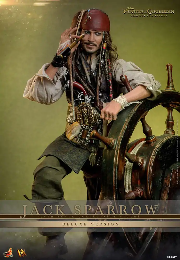 Pirates of the Caribbean: Dead Men Tell No Tales DX Action Figure 1/6 Jack Sparrow (Deluxe Version) 30 cm termékfotó