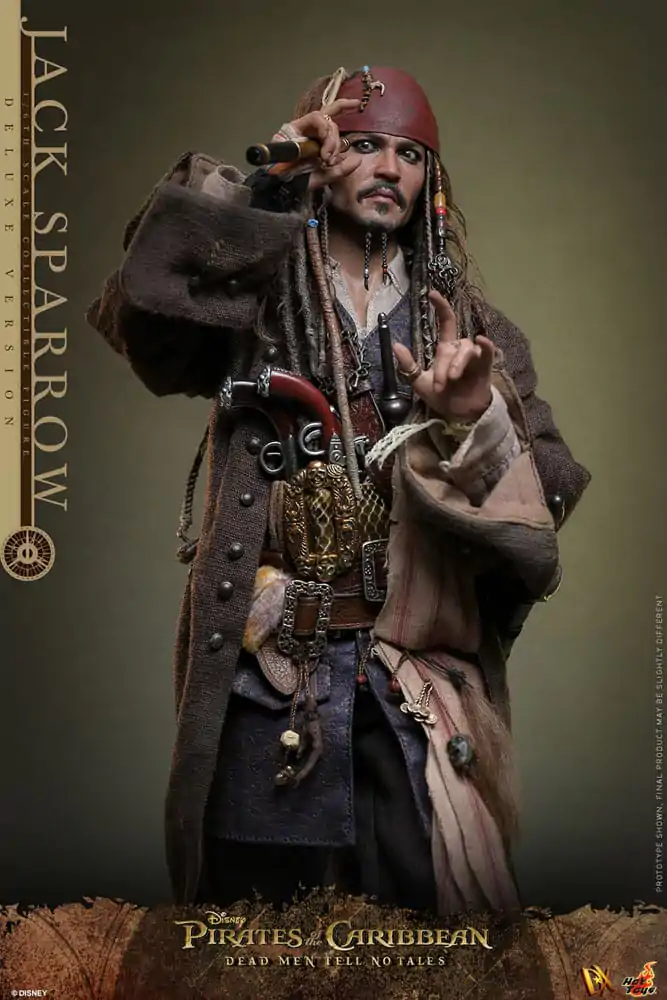 Pirates of the Caribbean: Dead Men Tell No Tales DX Action Figure 1/6 Jack Sparrow (Deluxe Version) 30 cm termékfotó