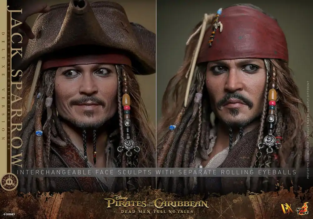 Pirates of the Caribbean: Dead Men Tell No Tales DX Action Figure 1/6 Jack Sparrow (Deluxe Version) 30 cm termékfotó