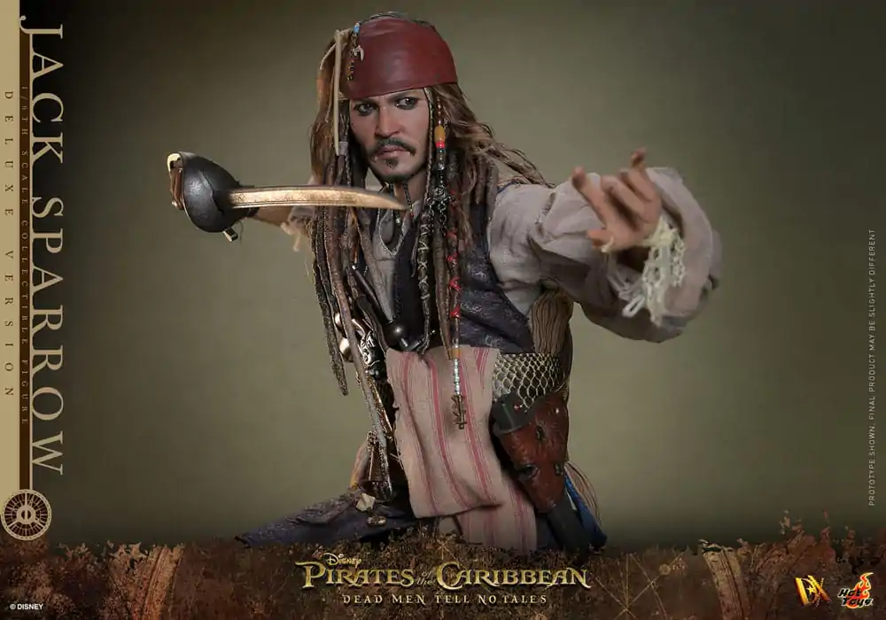 Pirates of the Caribbean: Dead Men Tell No Tales DX Action Figure 1/6 Jack Sparrow (Deluxe Version) 30 cm termékfotó