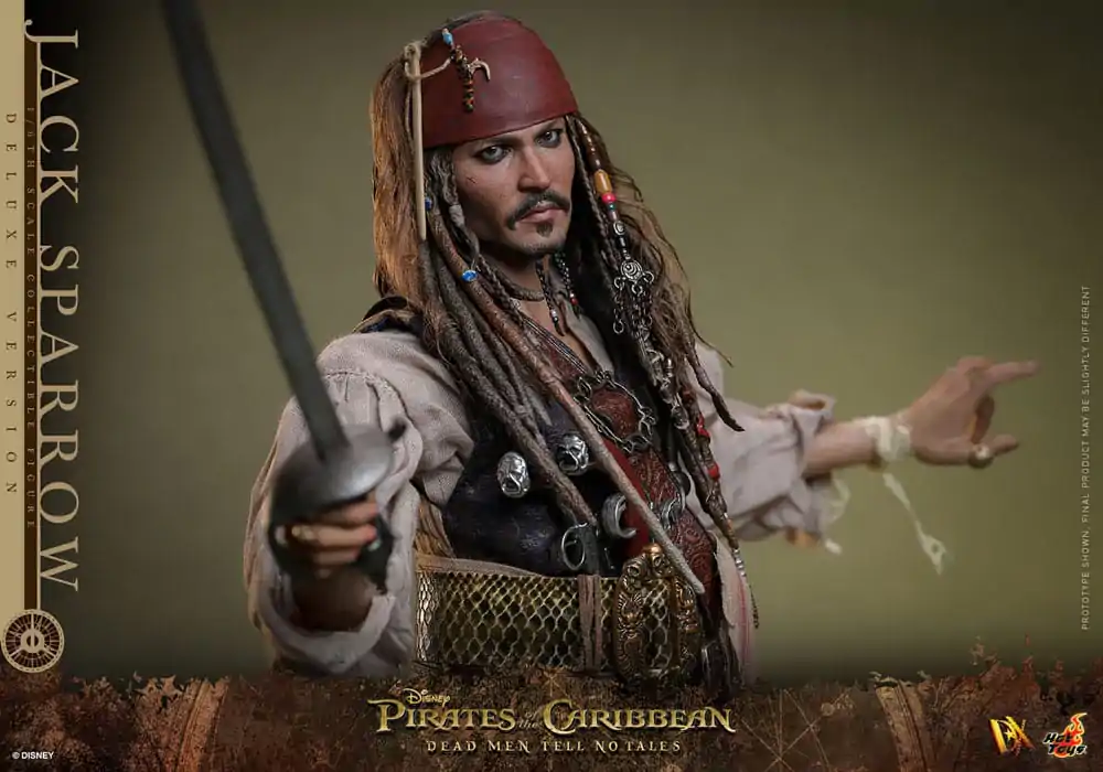 Pirates of the Caribbean: Dead Men Tell No Tales DX Action Figure 1/6 Jack Sparrow (Deluxe Version) 30 cm termékfotó