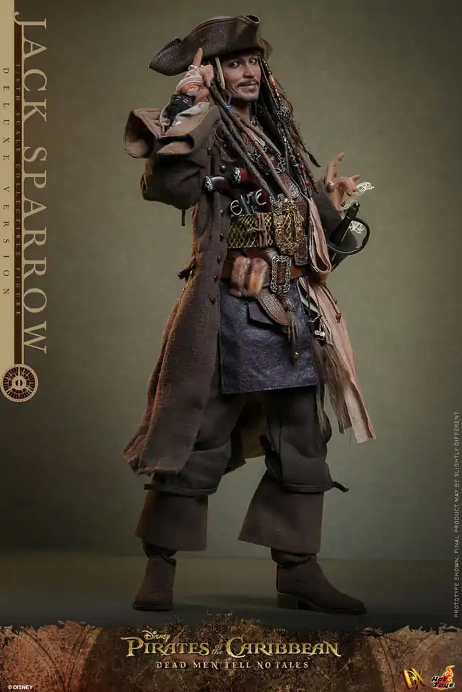 Pirates of the Caribbean: Dead Men Tell No Tales DX Action Figure 1/6 Jack Sparrow (Deluxe Version) 30 cm termékfotó