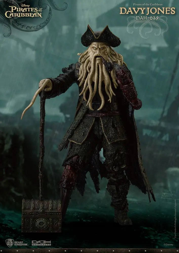 Pirates of the Caribbean Dynamic 8ction Heroes Action Figure 1/9 Davy Jones 20 cm termékfotó