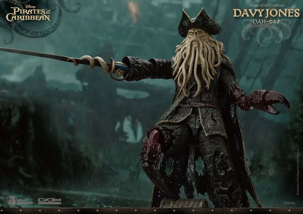 Pirates of the Caribbean Dynamic 8ction Heroes Action Figure 1/9 Davy Jones 20 cm termékfotó