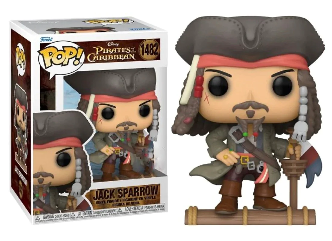 Pirates of the Caribbean Funko POP! Movies Vinyl Figure Jack Sparrow 9 cm termékfotó