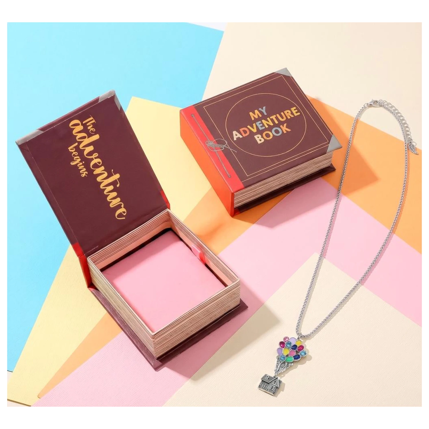 Pixar Up necklace in showcase product photo