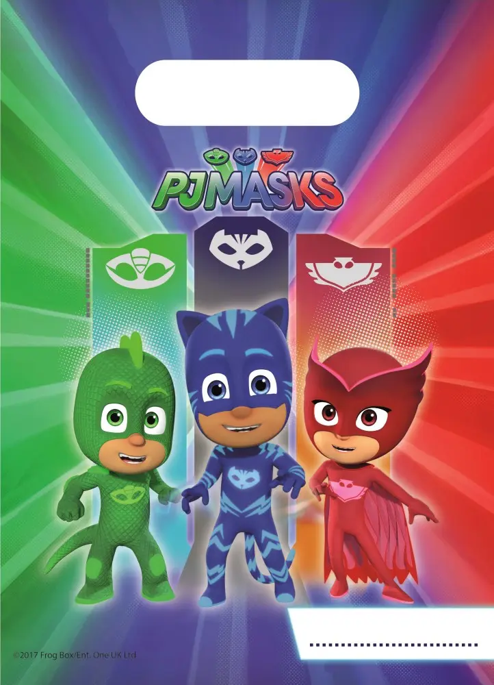 PJ Masks Gift Bag - 6 Pack product photo