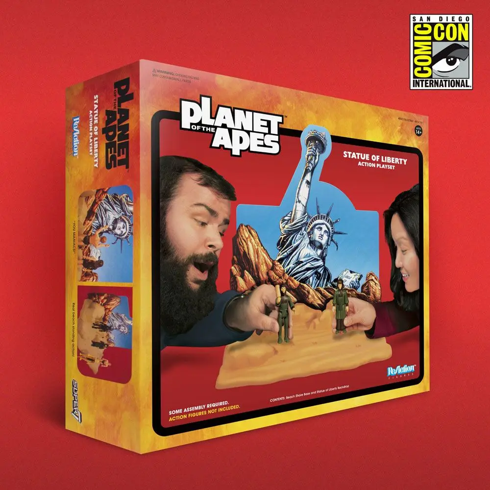 Planet of the Apes ReAction Playset Statue of Liberty SDCC 2018 product photo