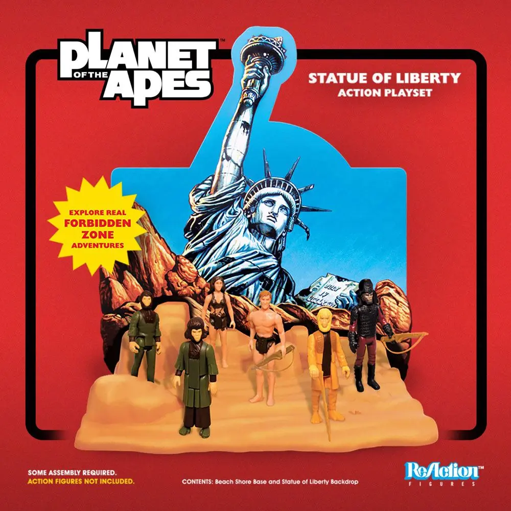 Planet of the Apes ReAction Playset Statue of Liberty SDCC 2018 product photo