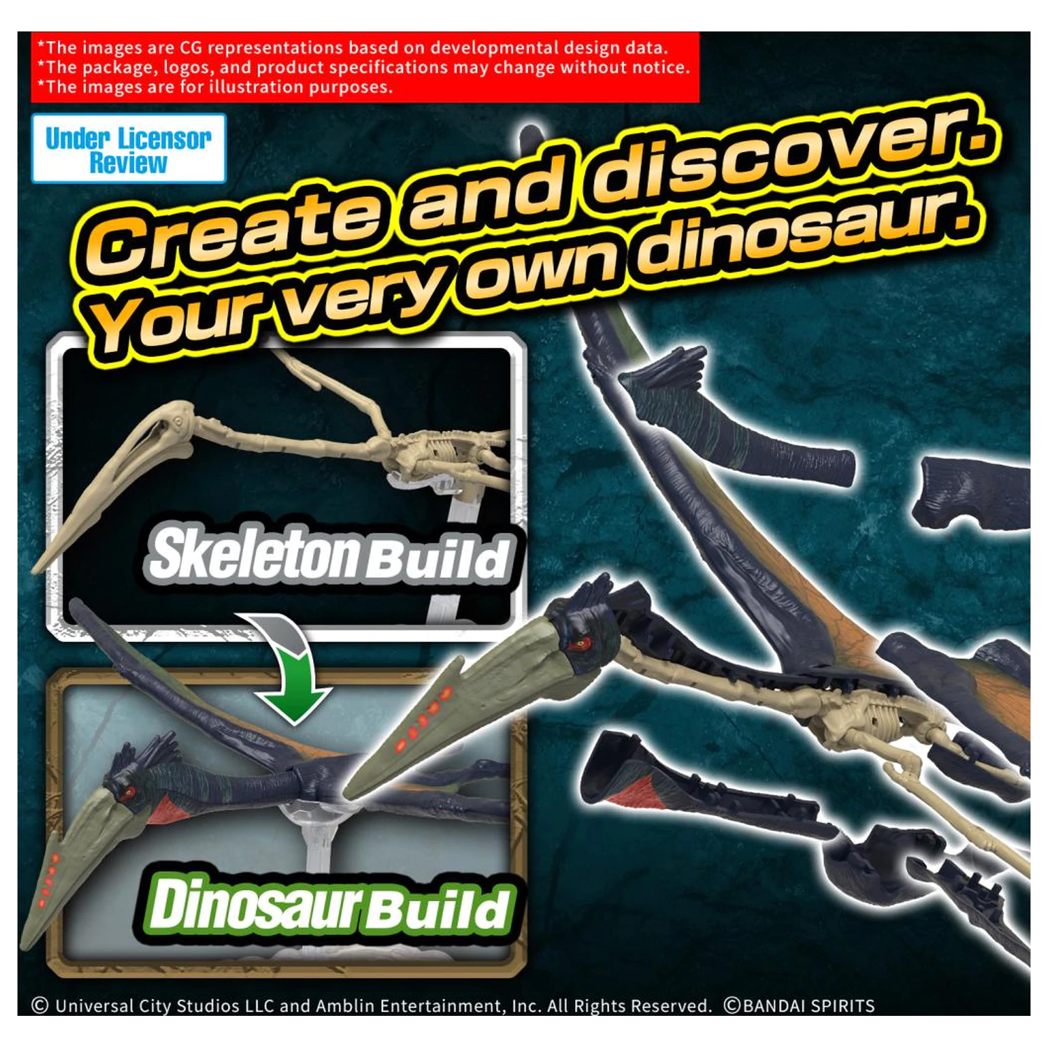 Plannosaurus Jurassic World Quetzalcoatlus Model Kit product photo
