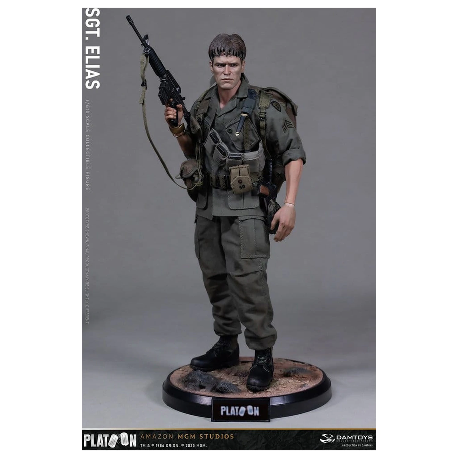 Platoon Action Figure 1/6 Sergeant Elias 30 cm product photo